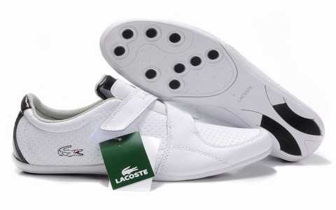 chaussure lacoste rose